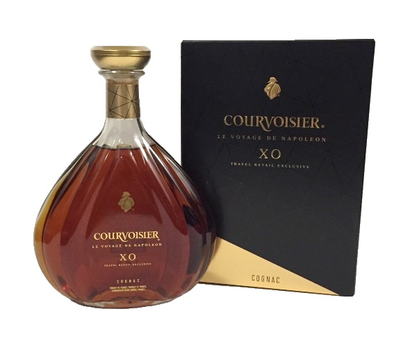 Cognac der Marke Courvoisier XO Cognac Le Voyage de Napoleon 40% 0,7l