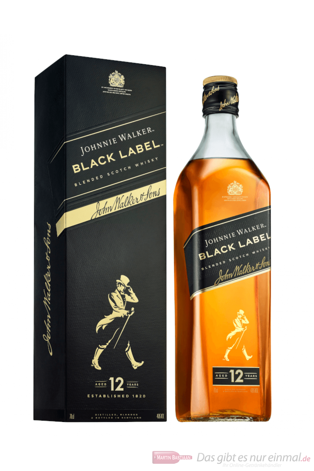 Johnnie Walker Black Label Blended Scotch Whisky 0,7l