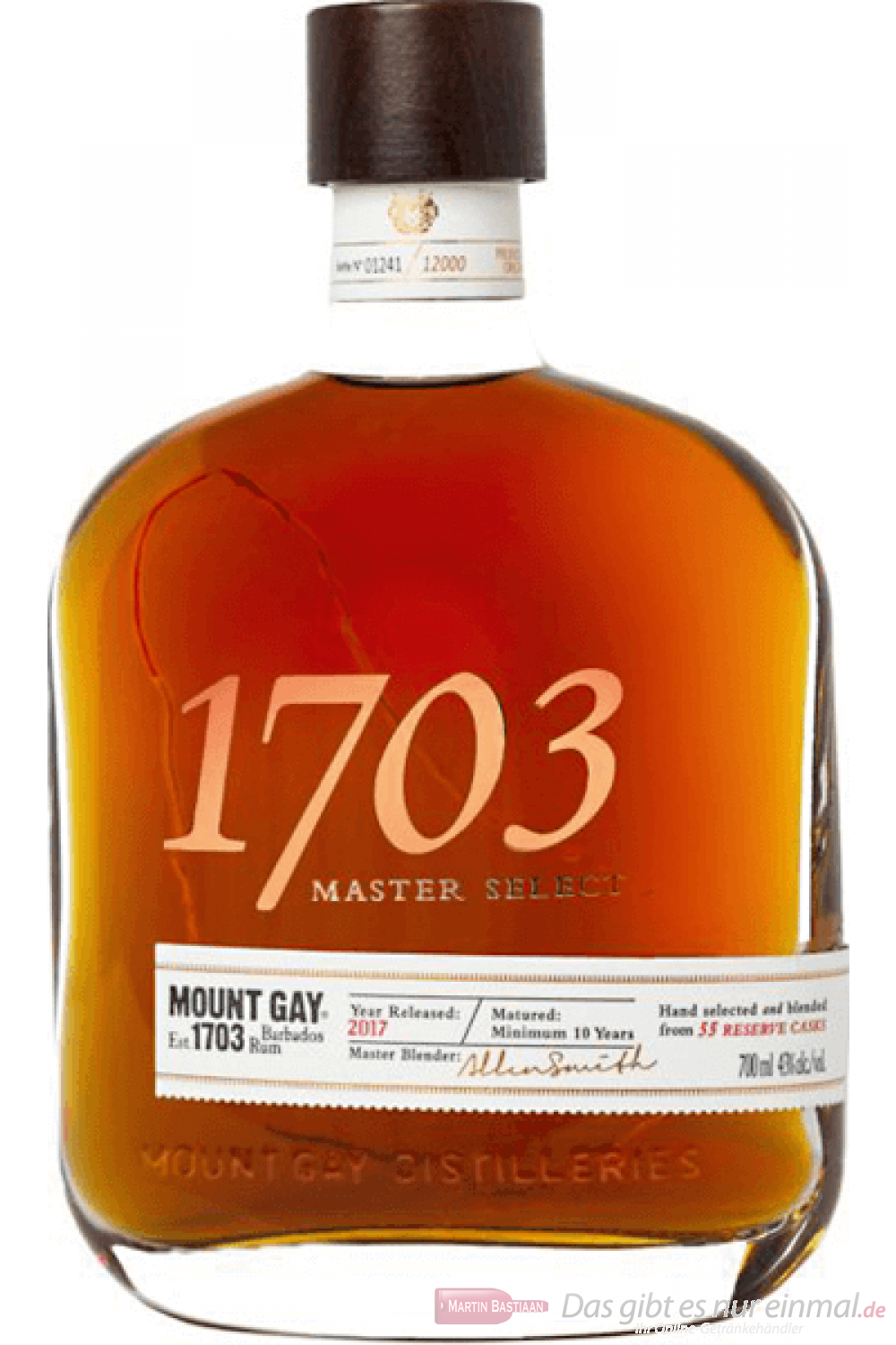 Mount Gay 1703 Master Select Barbados Rum 0,7l