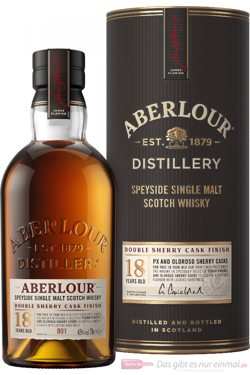 Aberlour 18 Years Double Sherry Cask Finish Single Malt Scotch Whisky
