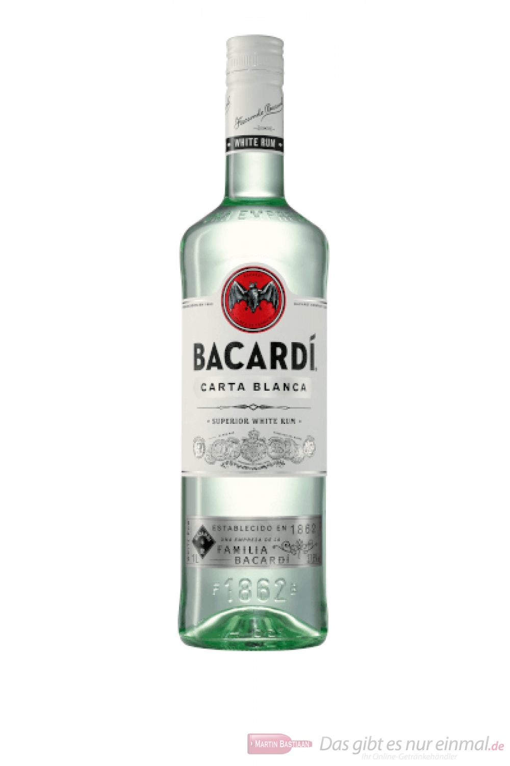Bacardi Carta Blanca Rum 1,0l