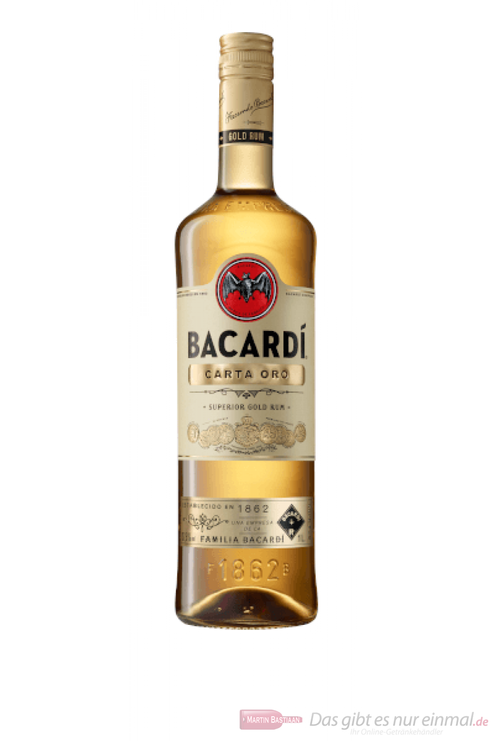 Bacardi Carta Oro Superior Gold Rum 1,0l