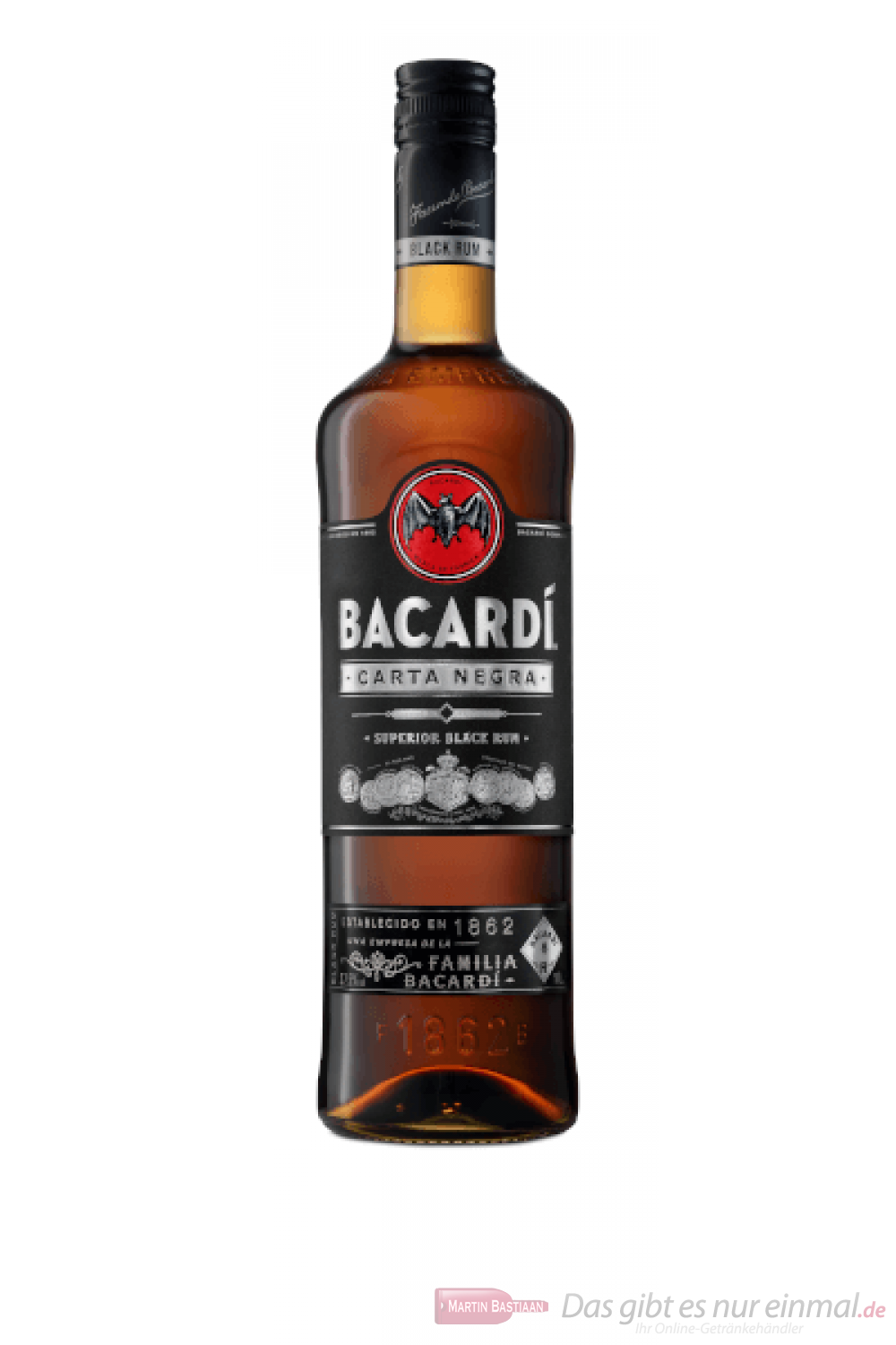 Bacardi Rum Carta Negra 1,0l
