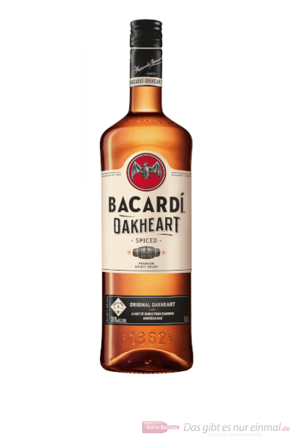 Bacardi Oakheart Smooth & Spiced Spirit Drink 1,5l