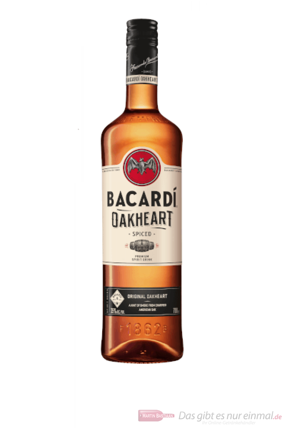 Bacardi Oakheart Smooth & Spiced Spirit Drink 0,7l 