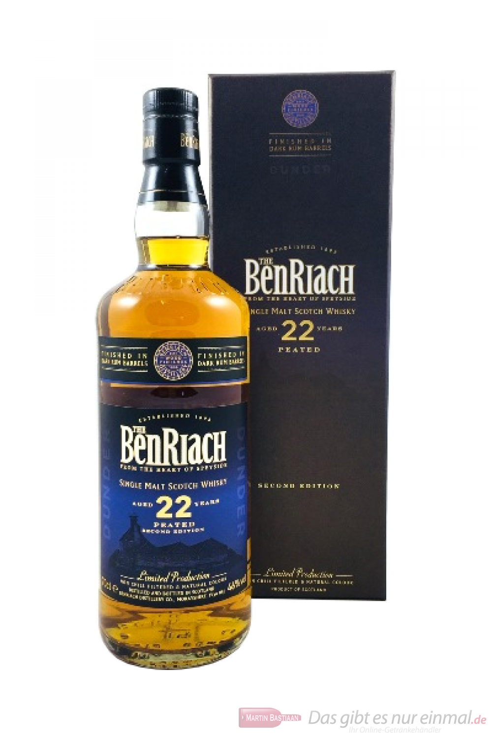 Benriach 22 Years Peated Second Edition Dunder