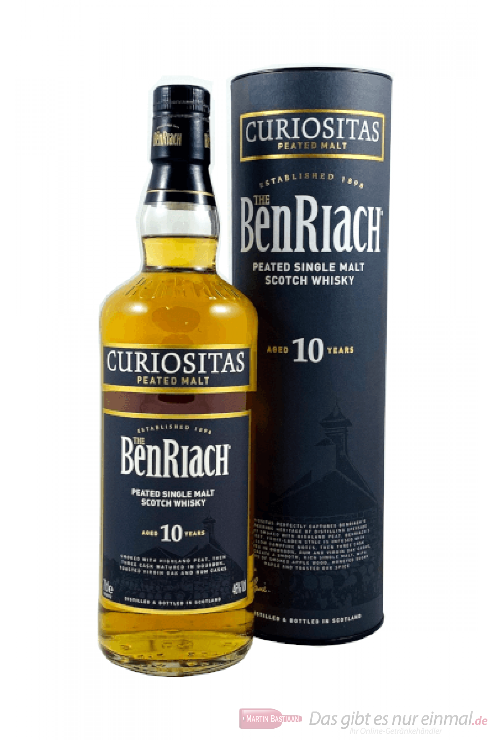 BenRiach Curiositas 10 years Single Malt Scotch Whisky 0,7l