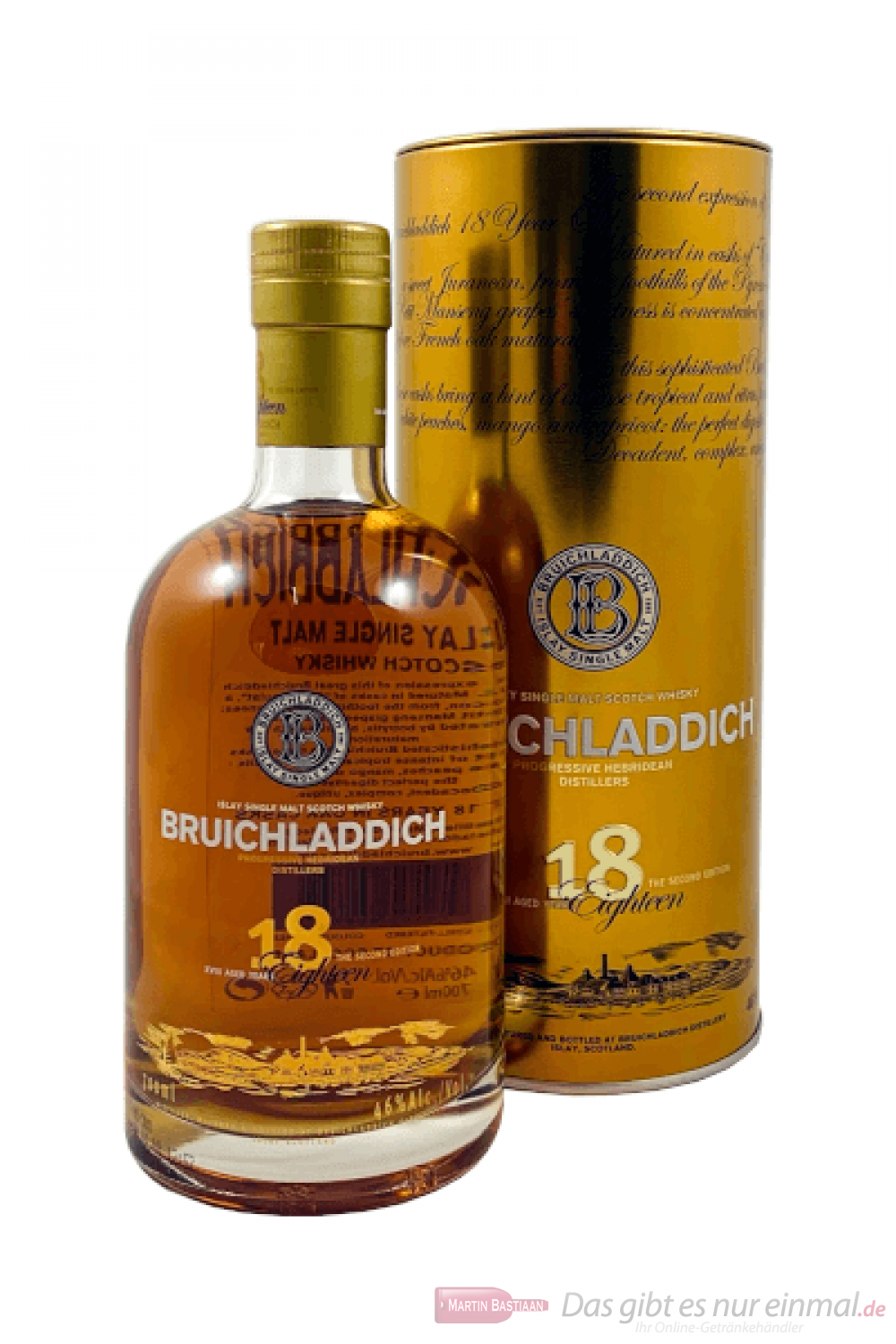 Bruichladdich 18 Years Single Malt Scotch Whisky 0,7l