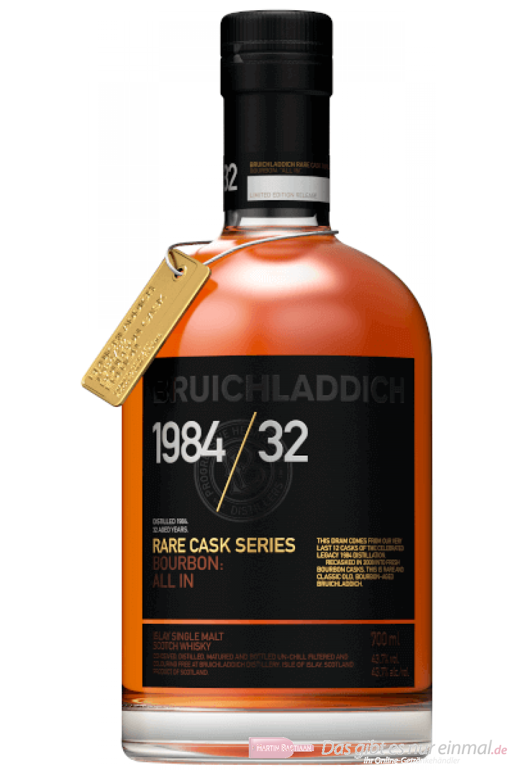 Bruichladdich Rare Cask Series 1984 Single Malt Scotch Whisky 0,7l