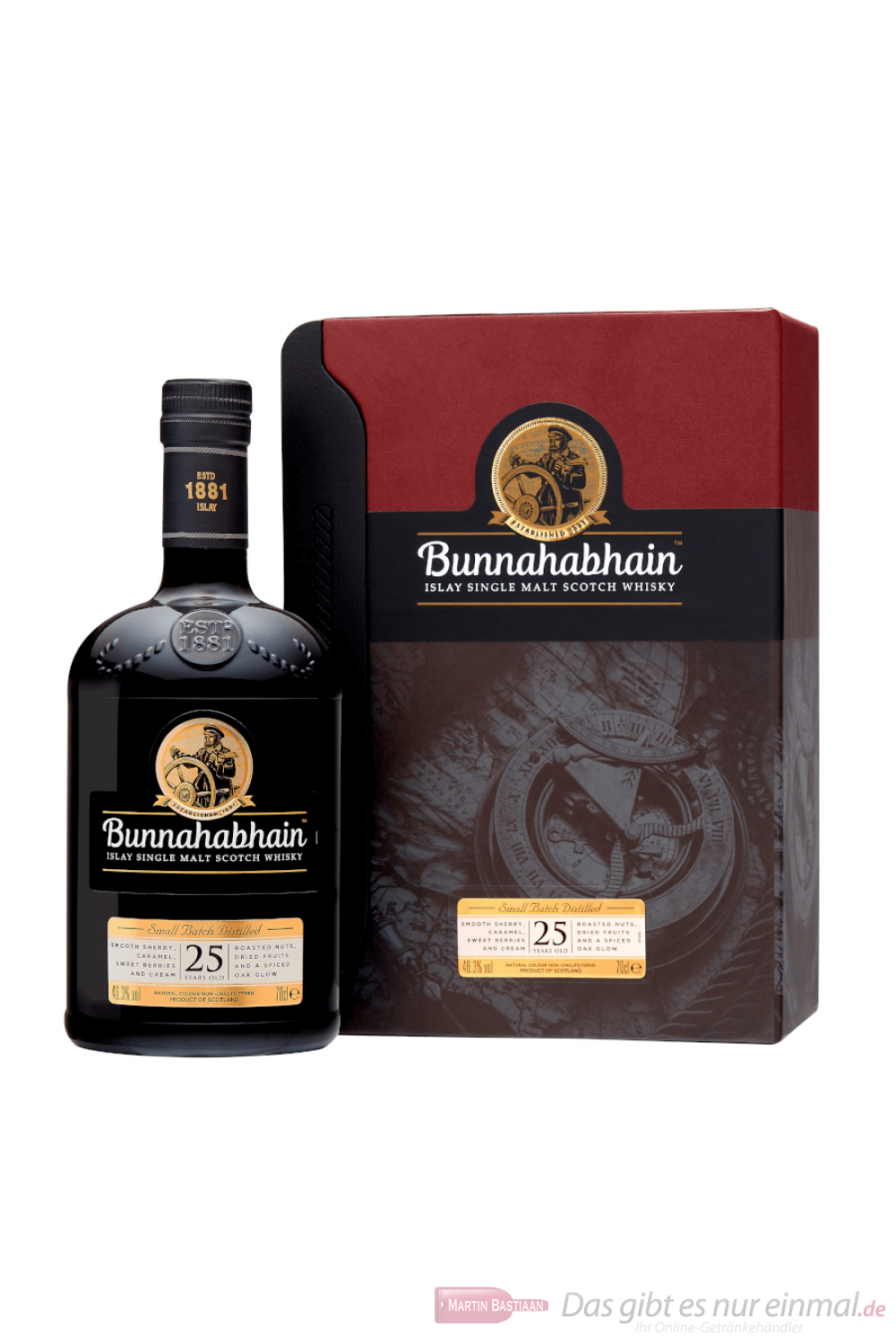 Bunnahabhain 25 Years Islay Single Malt Scotch Whisky 0,7l