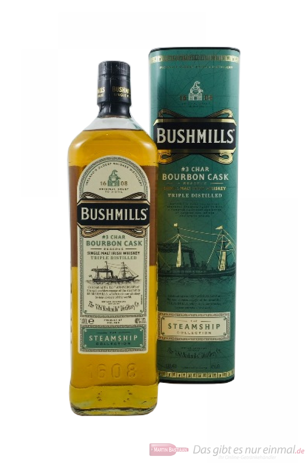 Bushmills Steamship Bourbon Cask Reserve Single Malt Irish Whiskey 1,0l