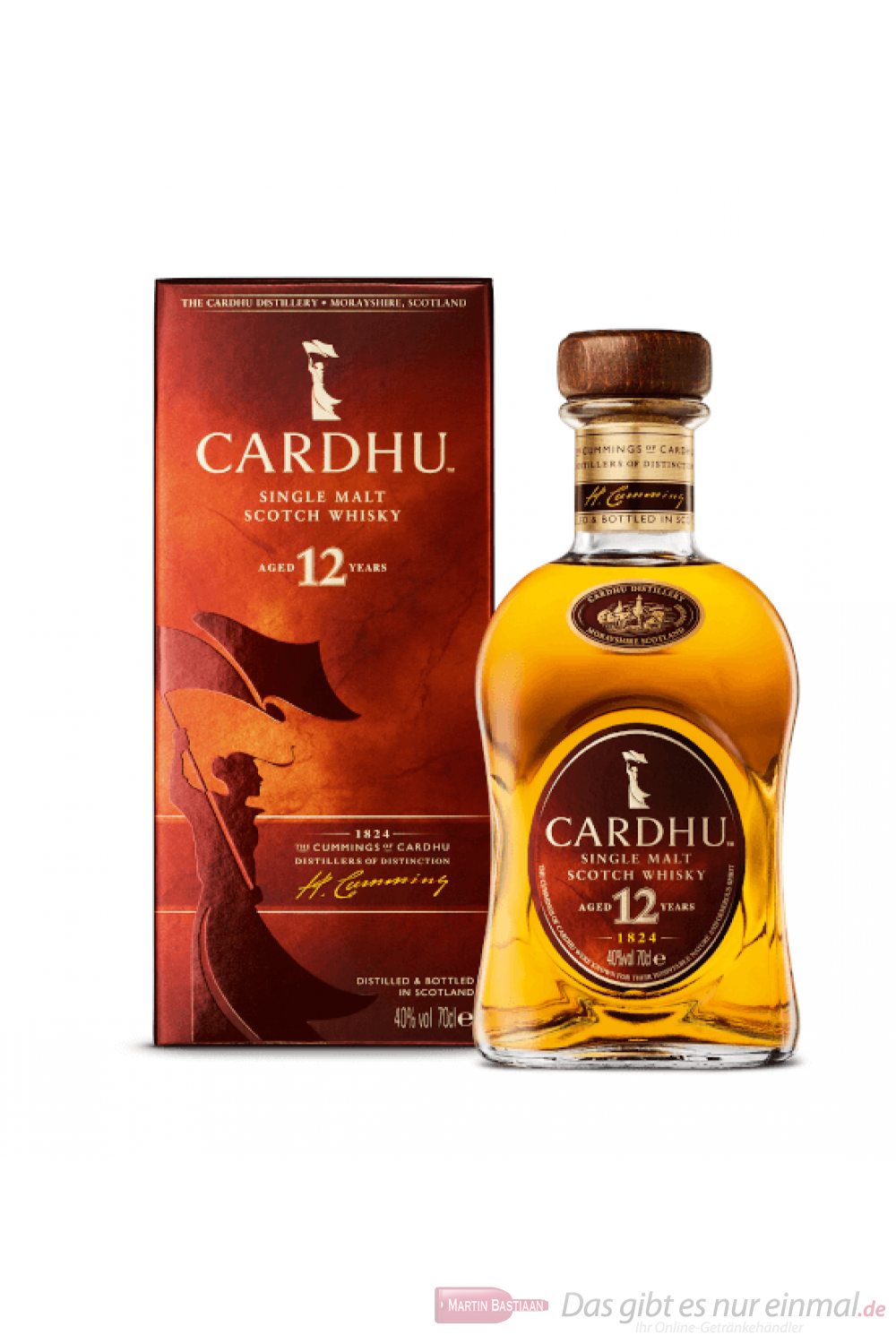 Cardhu 12 Jahre Single Malt Scotch Whisky 0,7l