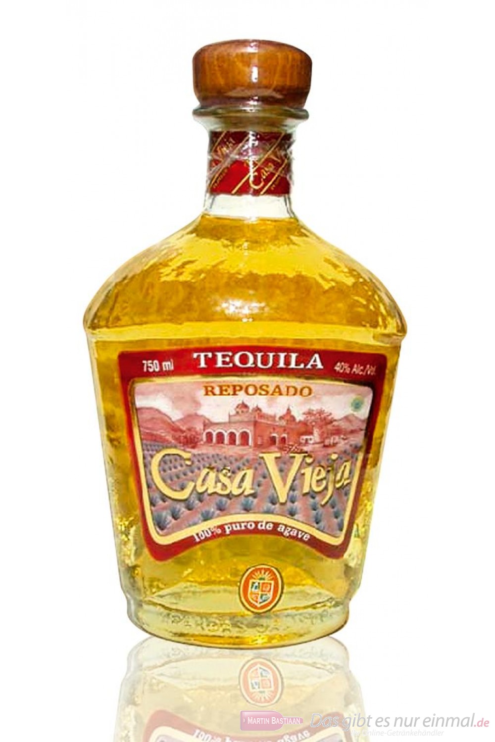 Casa Vieja Tequila Reposado 38% 0,7 l Flasche