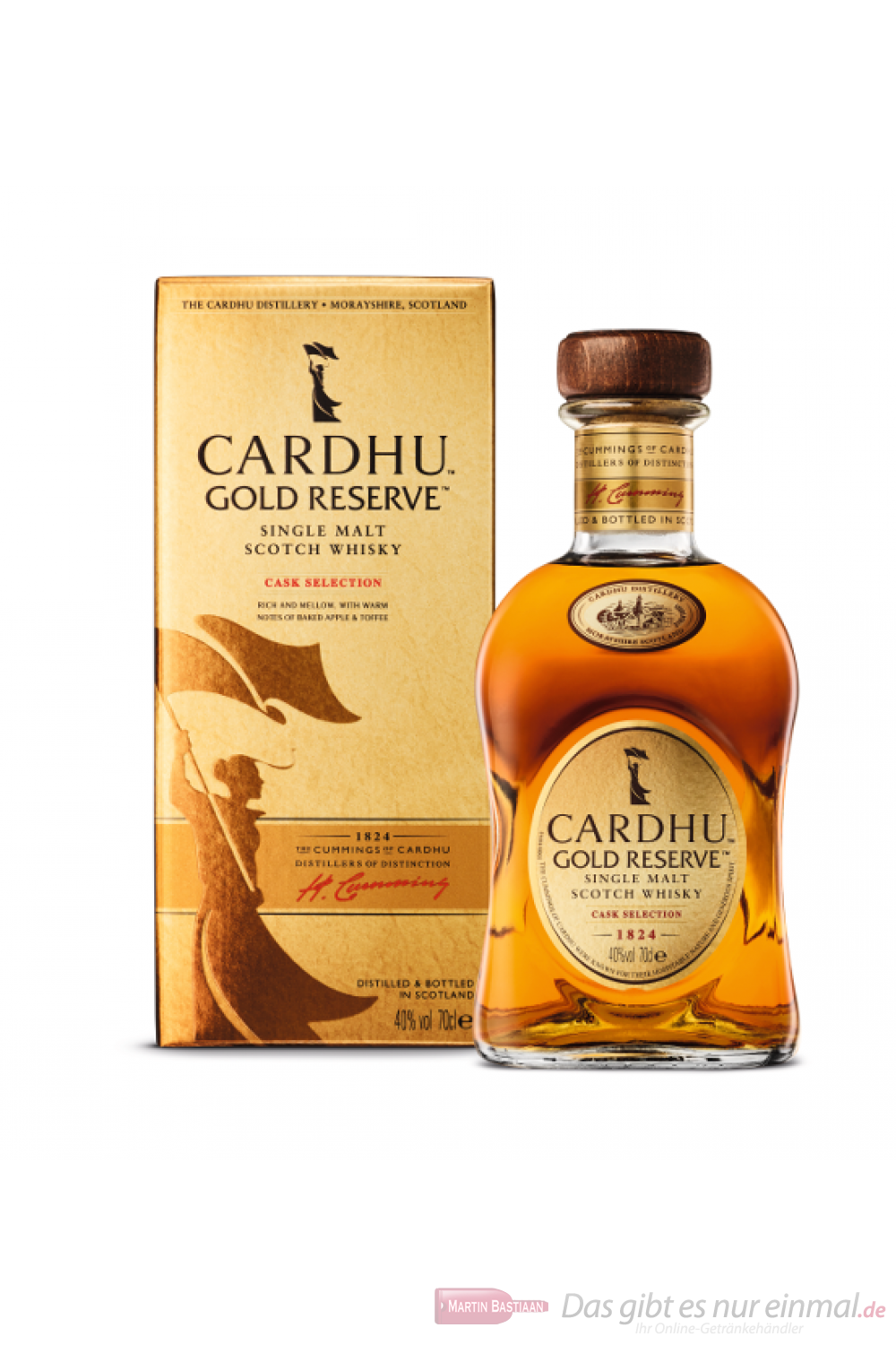 Cardhu Gold Reserve Cask Selection Single Malt Scotch Whisky 40% 0,7l Flasche