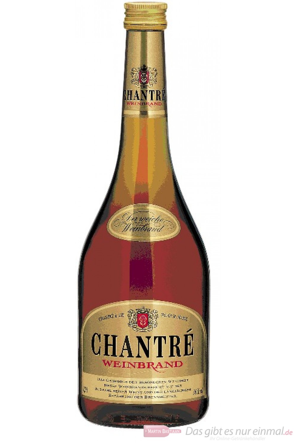 Chantré Weinbrand Brandy 36% 0,7l Flasche