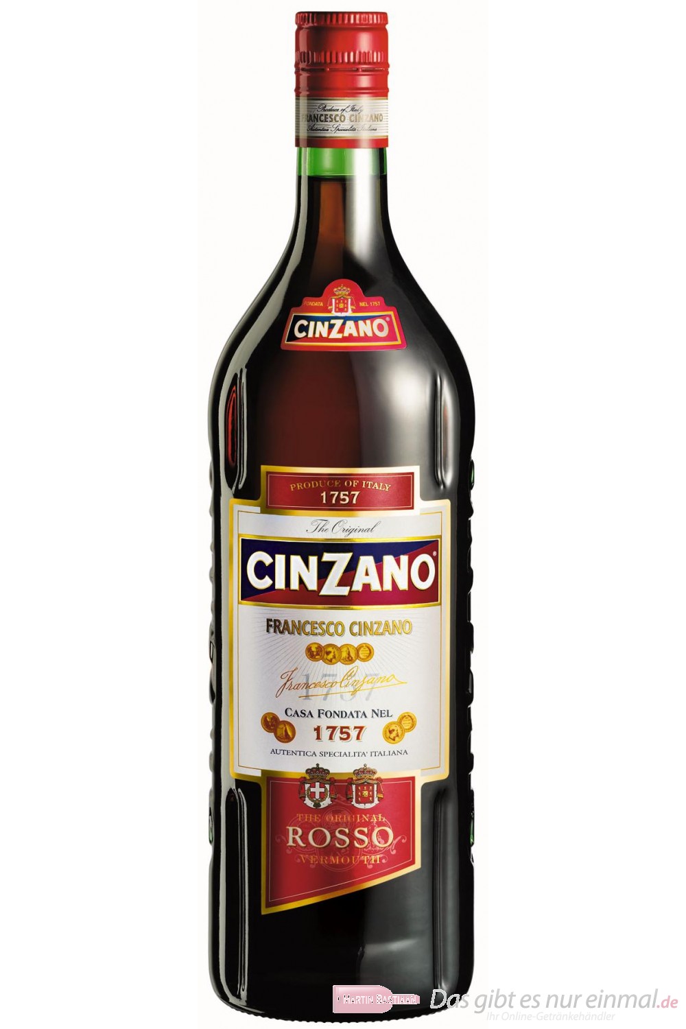 Cinzano Rosso Vermouth 15% 0,75l Flasche
