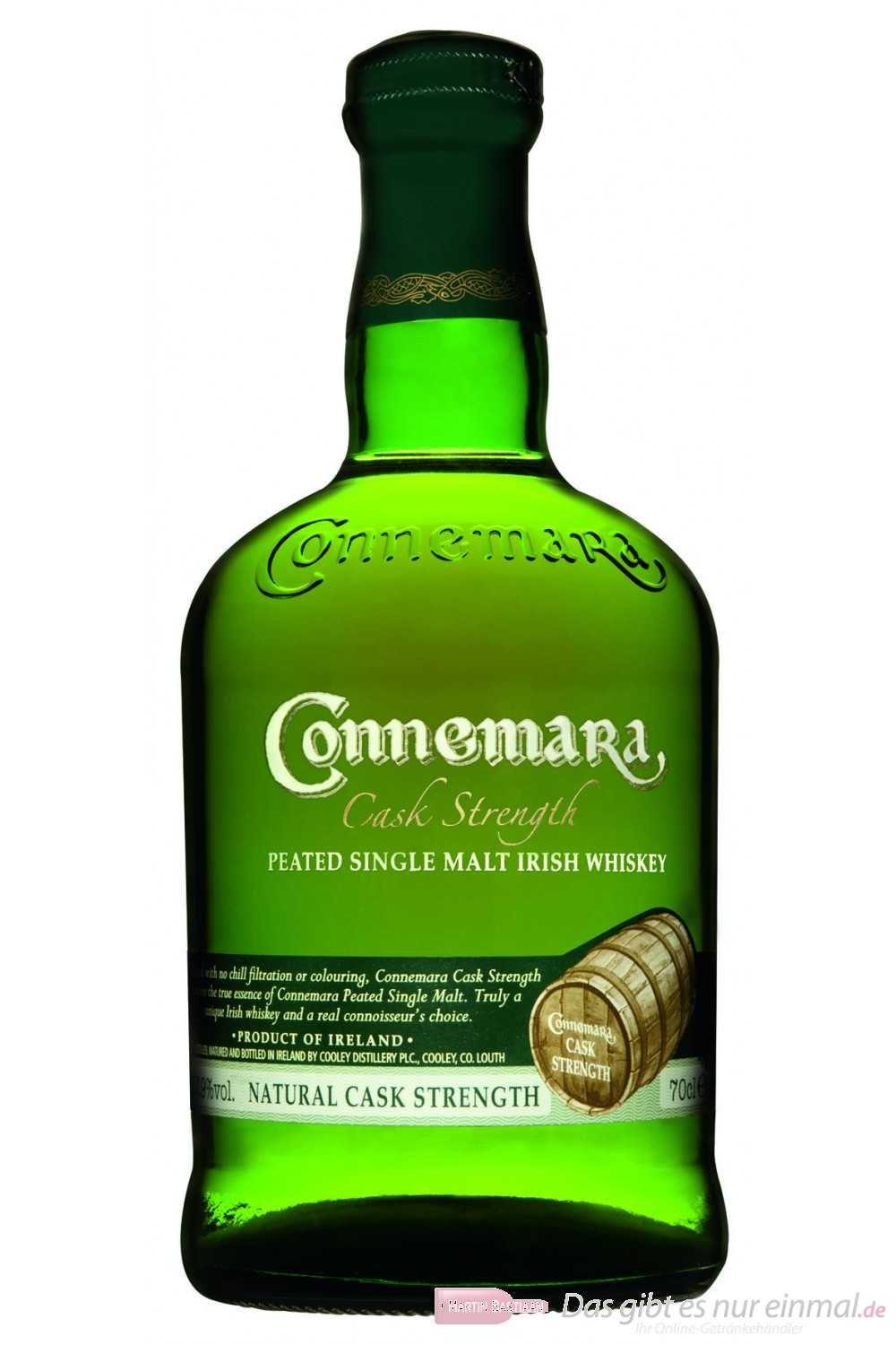 Connemara Cask Strenght Single Malt Irish Whiskey 57,9 % 0,7l Whisky Flasche