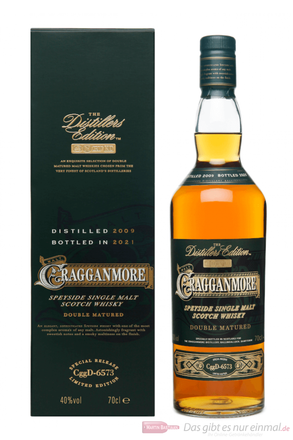 Cragganmore Distillers Edition 2021/2009 Single Malt Scotch Whisky 0,7l