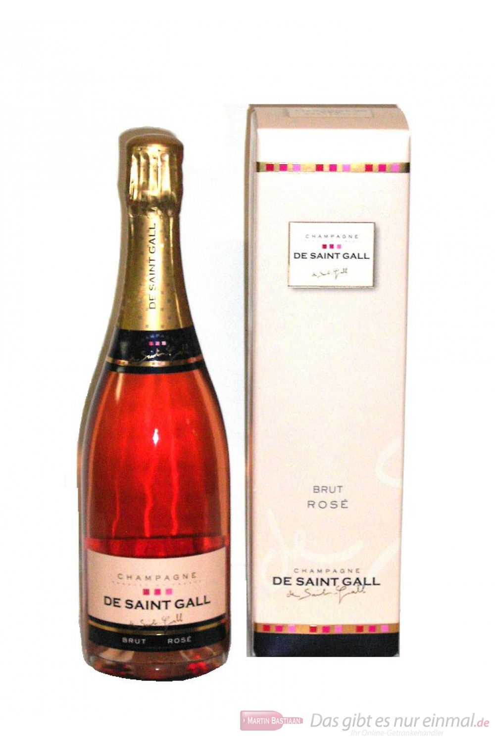 De Saint Gall Brut Rosé Champagner GP 12% 0,75l Flasche