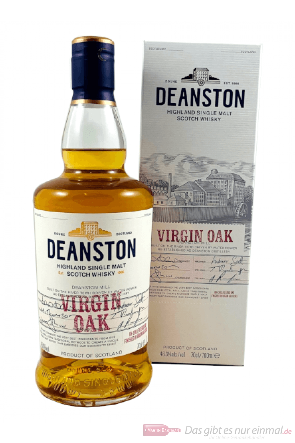 Deanston Virgin Oak Single Malt Scotch Whisky 0,7l