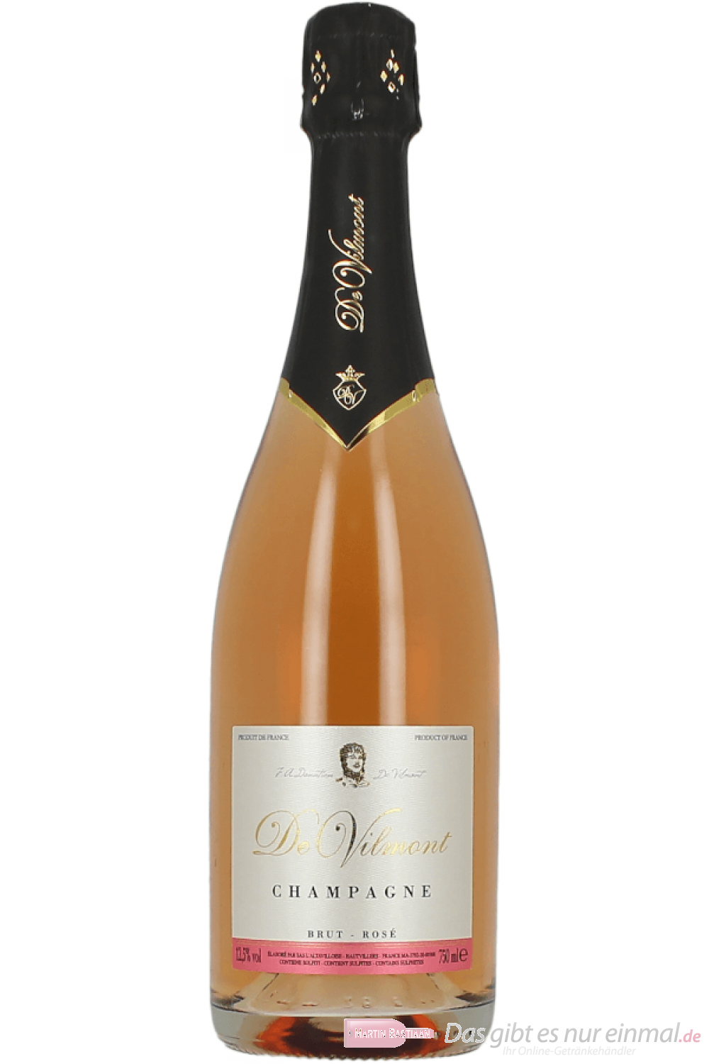 De Vilmont Rosé Champagner 0,75l