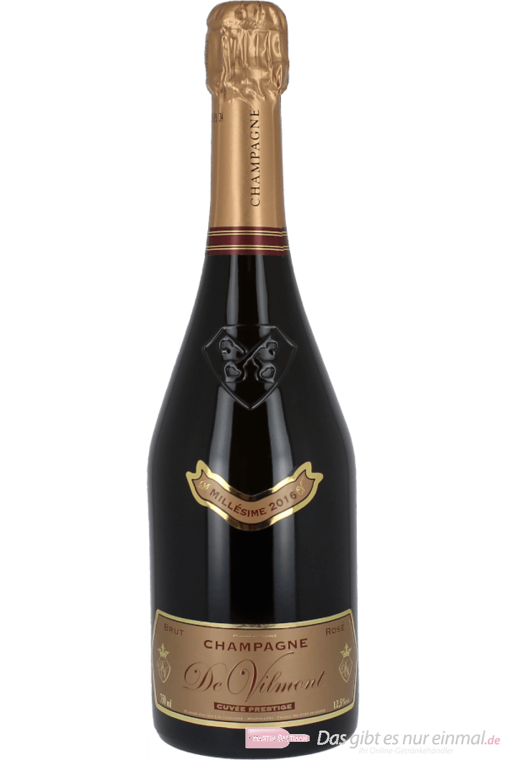 De Vilmont Rosé Millésimé Cuvée Prestige 2016 Champagner 0,75 l