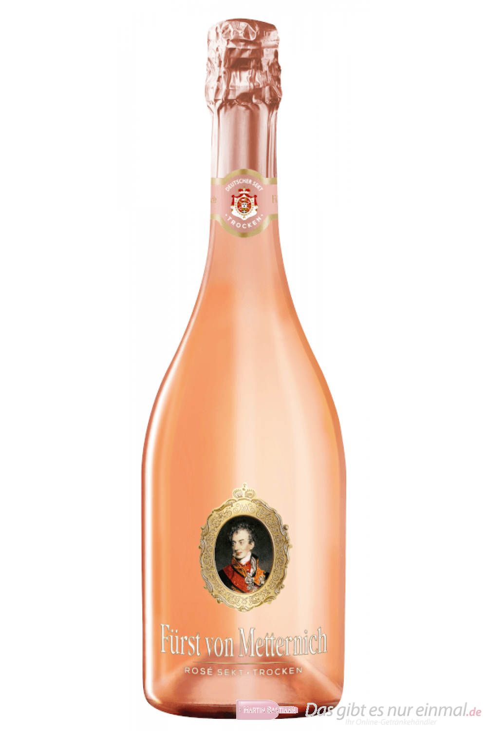 Metternich Sekt Rosé Flasche 6-0,75l Trocken Fürst von