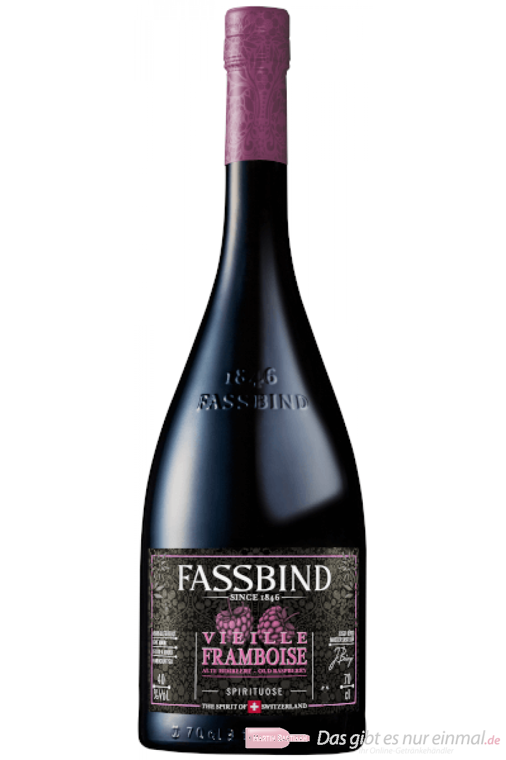 Fassbind Vieille Framboise alte Himbeere 0,7l