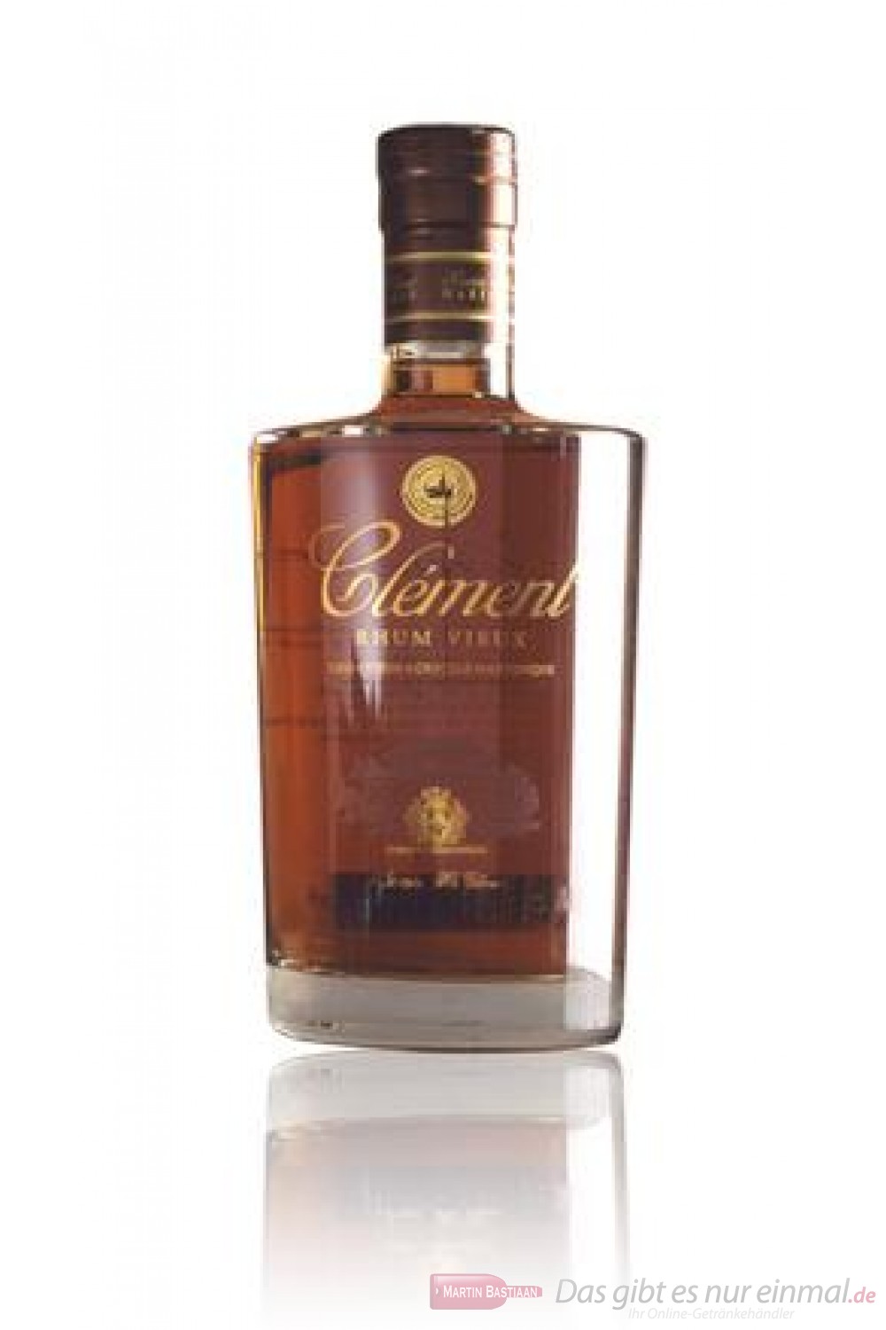 Rhum Vieux Agricole Clement 6 Jahre Rum 44% 0,7l Ron Flasche