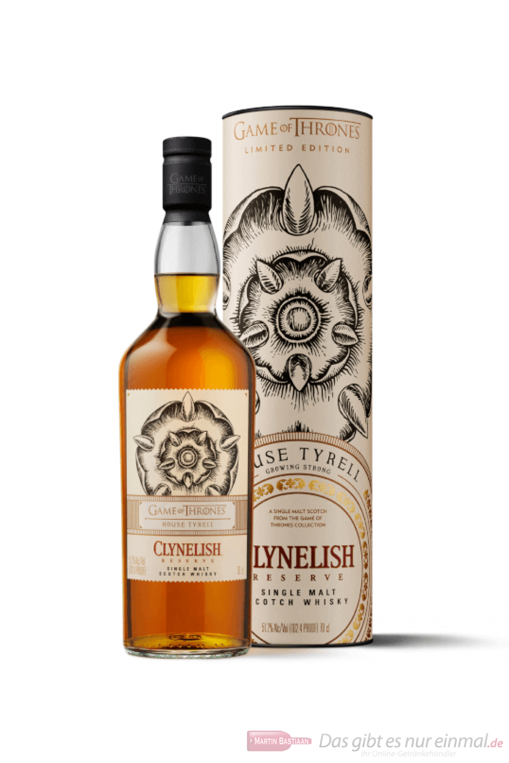 Game of Thrones House Tyrell Clynelish Reserve Whisky 0,7l