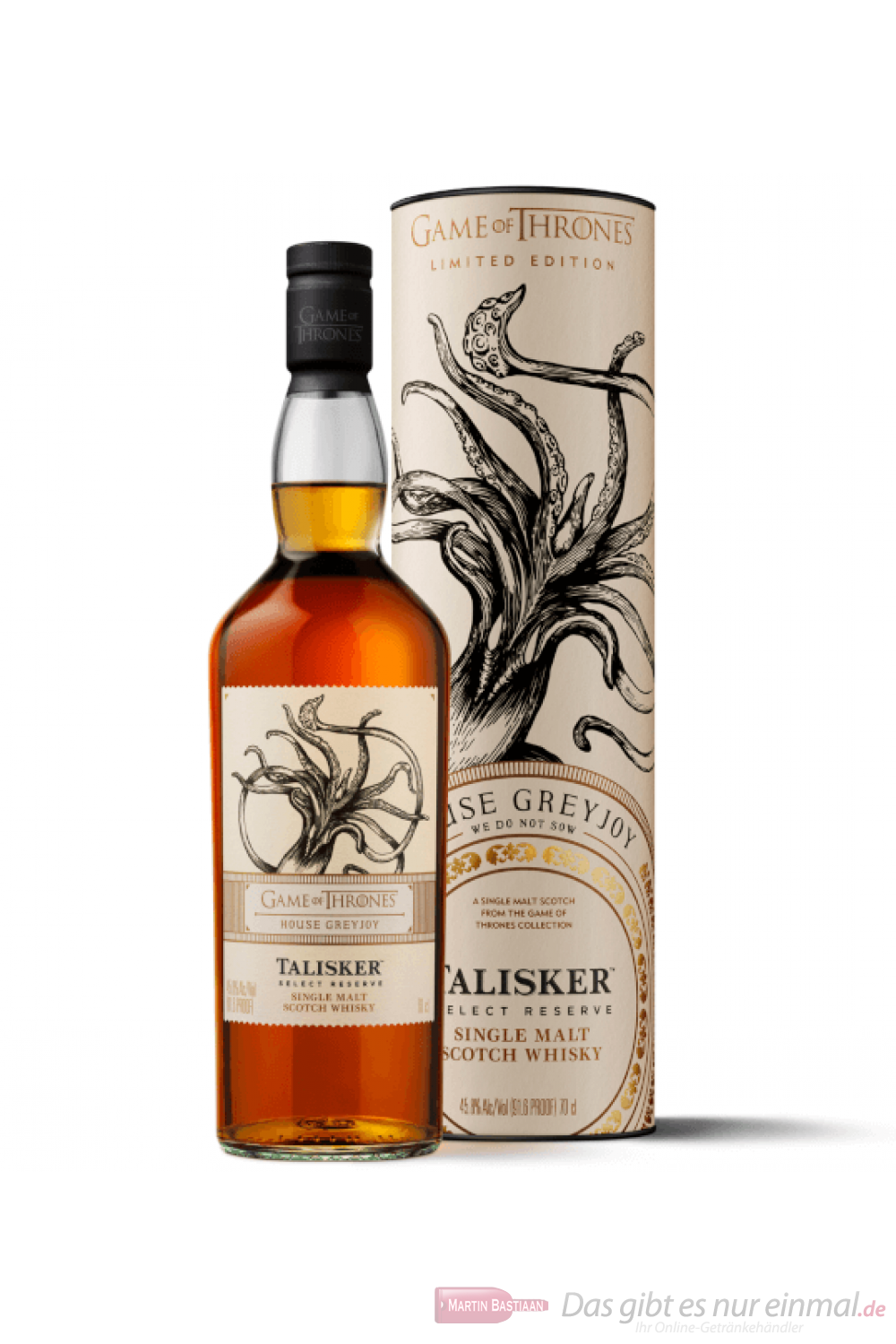 Game of Thrones House Greyjoy Talisker Select Reserve Whisky 0,7l