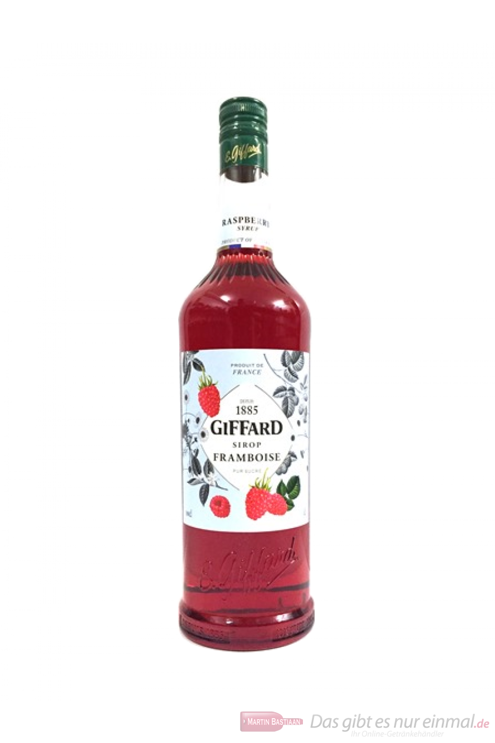 Giffard Sirup Raspberry Himbeer Sirup 1,0 l