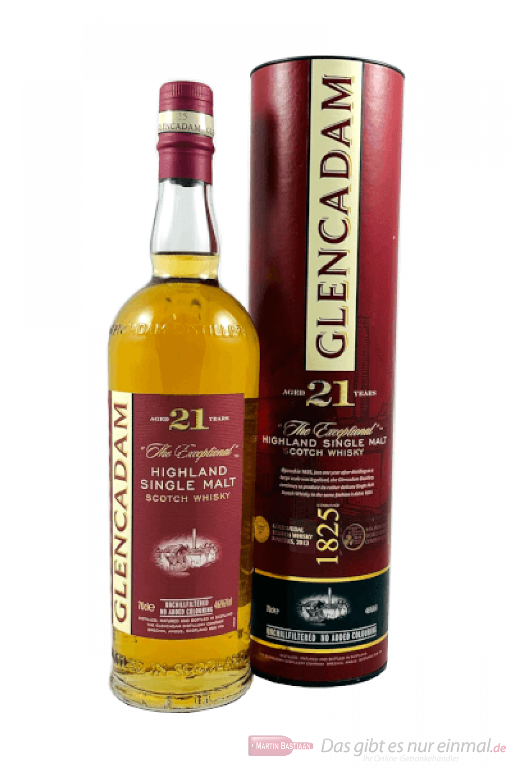 Glencadam 21 Years Single Malt Scotch Whisky 0,7l