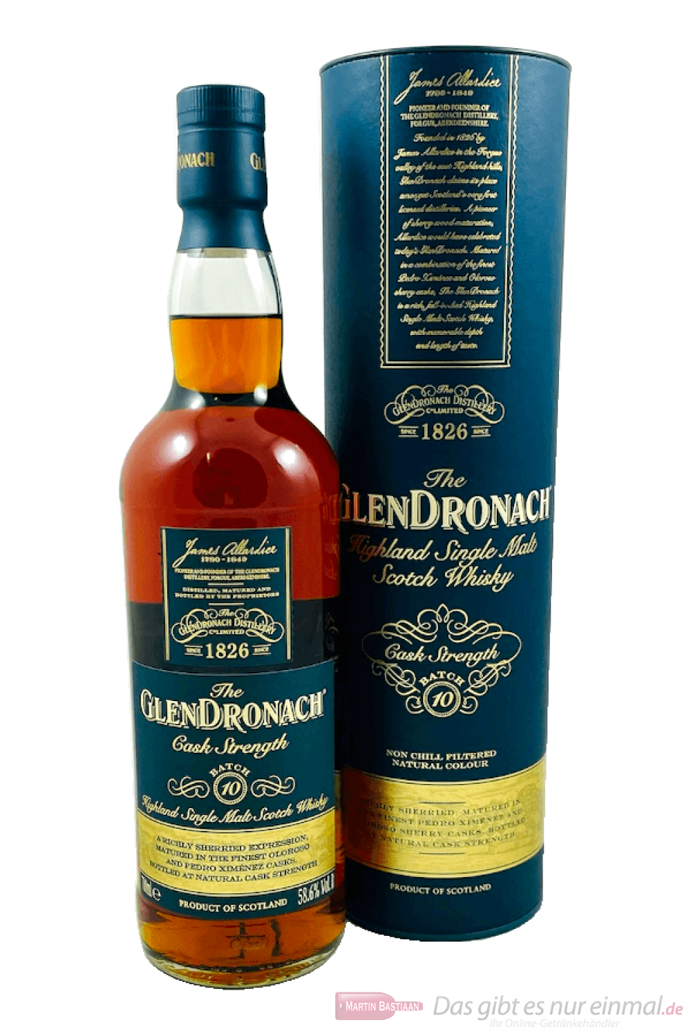 Glendronach Cask Strength Batch No. 10 Single Malt Scotch Whisky 0,7l