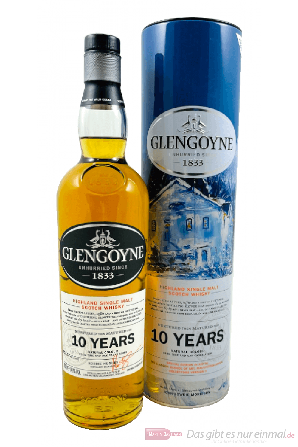 Glengoyne 10 Jahre Kunst Edition Single Malt Scotch Whisky 0,7l