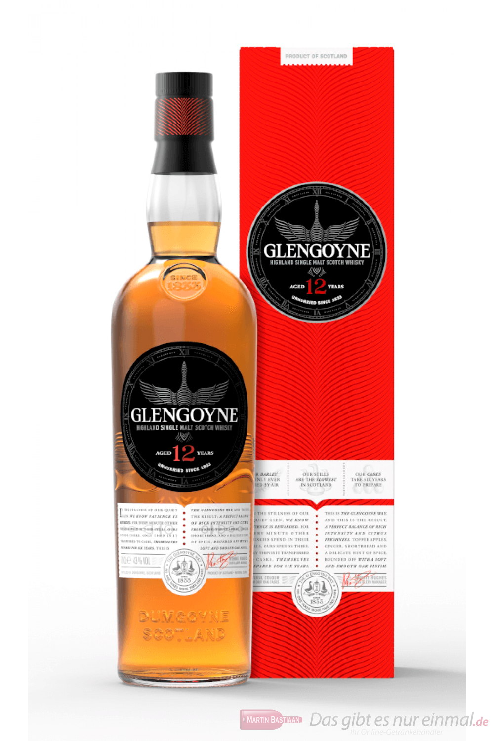 Glengoyne 12 Jahre Highland Single Malt Scotch Whisky 0,7l