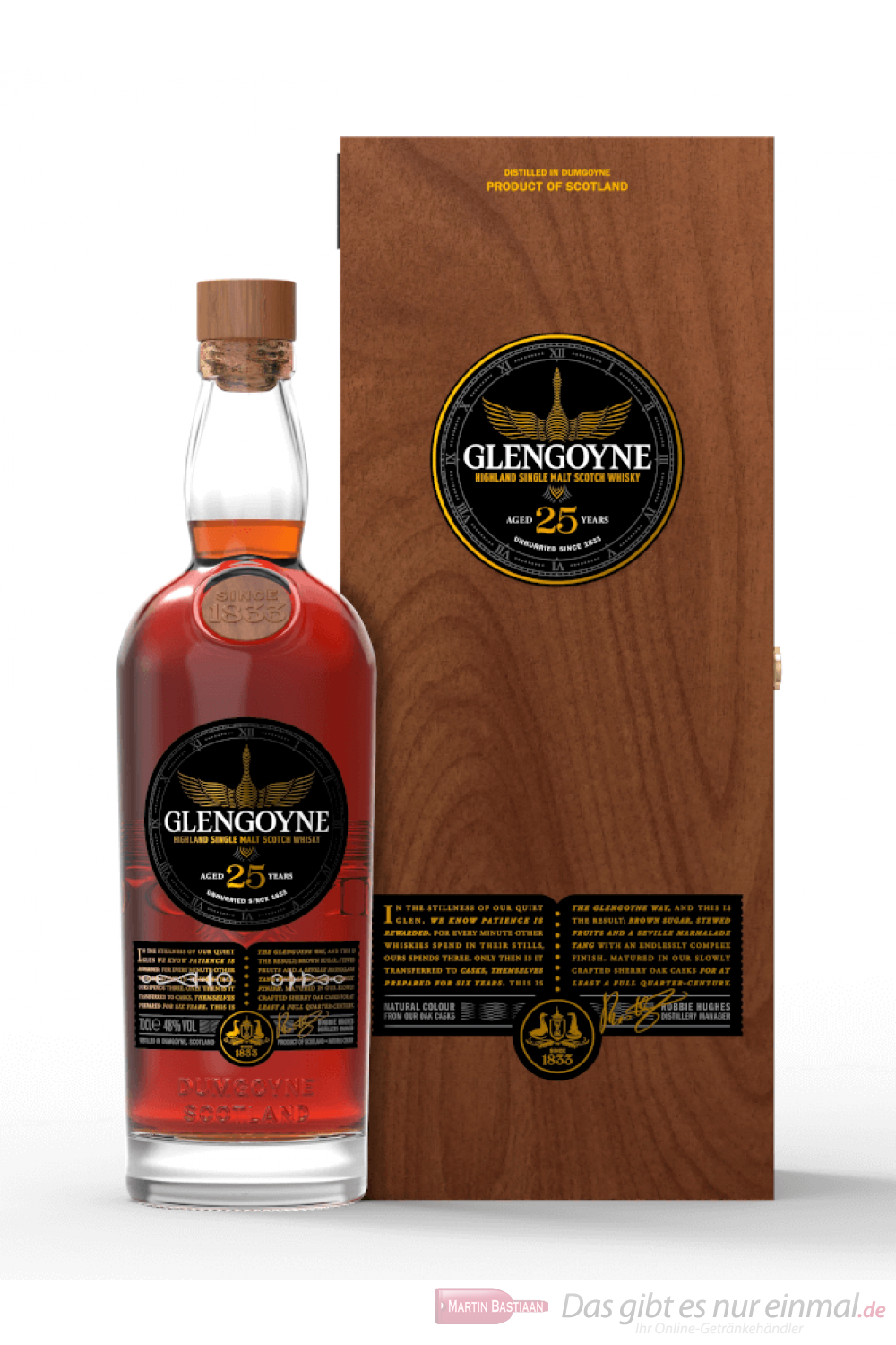 Glengoyne 25 Jahre Highland Single Malt Scotch Whisky 0,7l