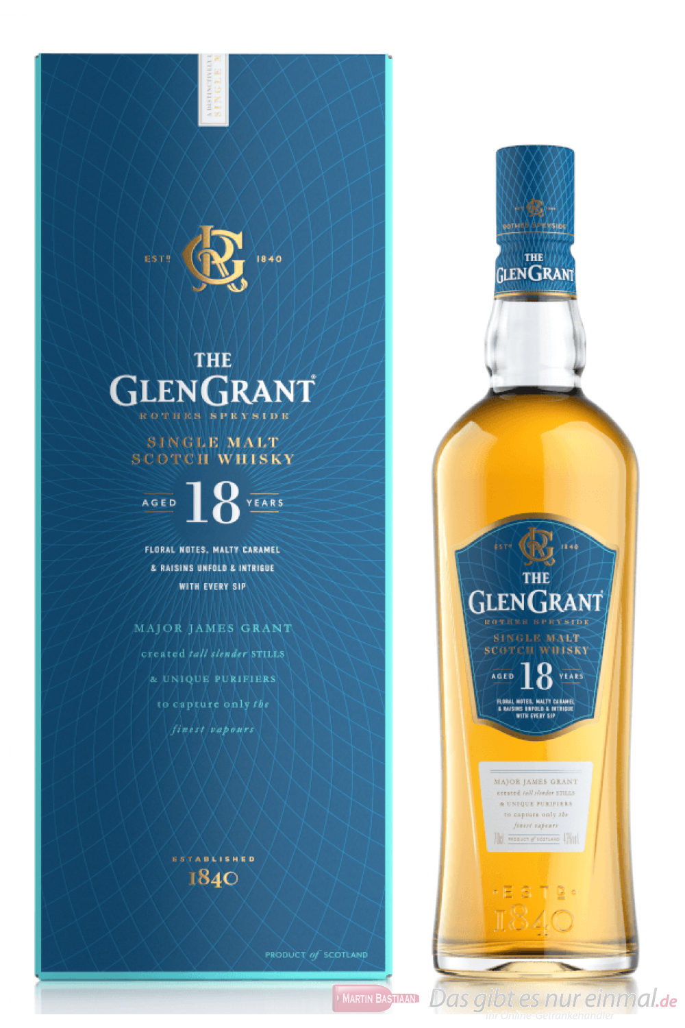 Glen Grant 18 Years Single Malt Scotch Whisky 0,7l