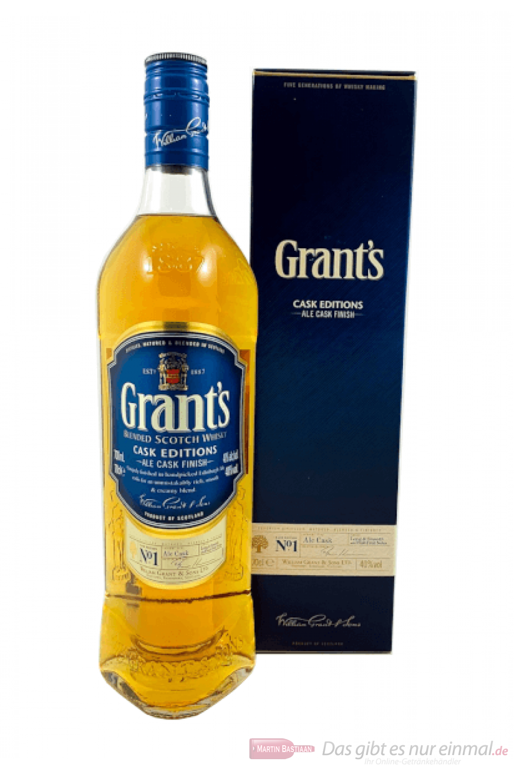 Grant's Ale Cask Blended Scotch Whisky 0,7l 