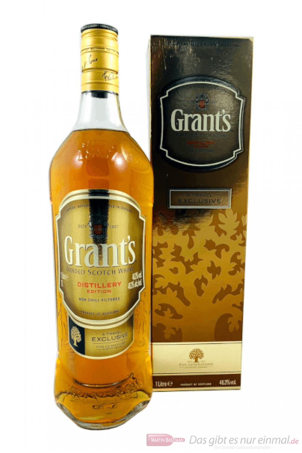 Grant's Distillery Edition Blended Scotch Whisky 1,0l