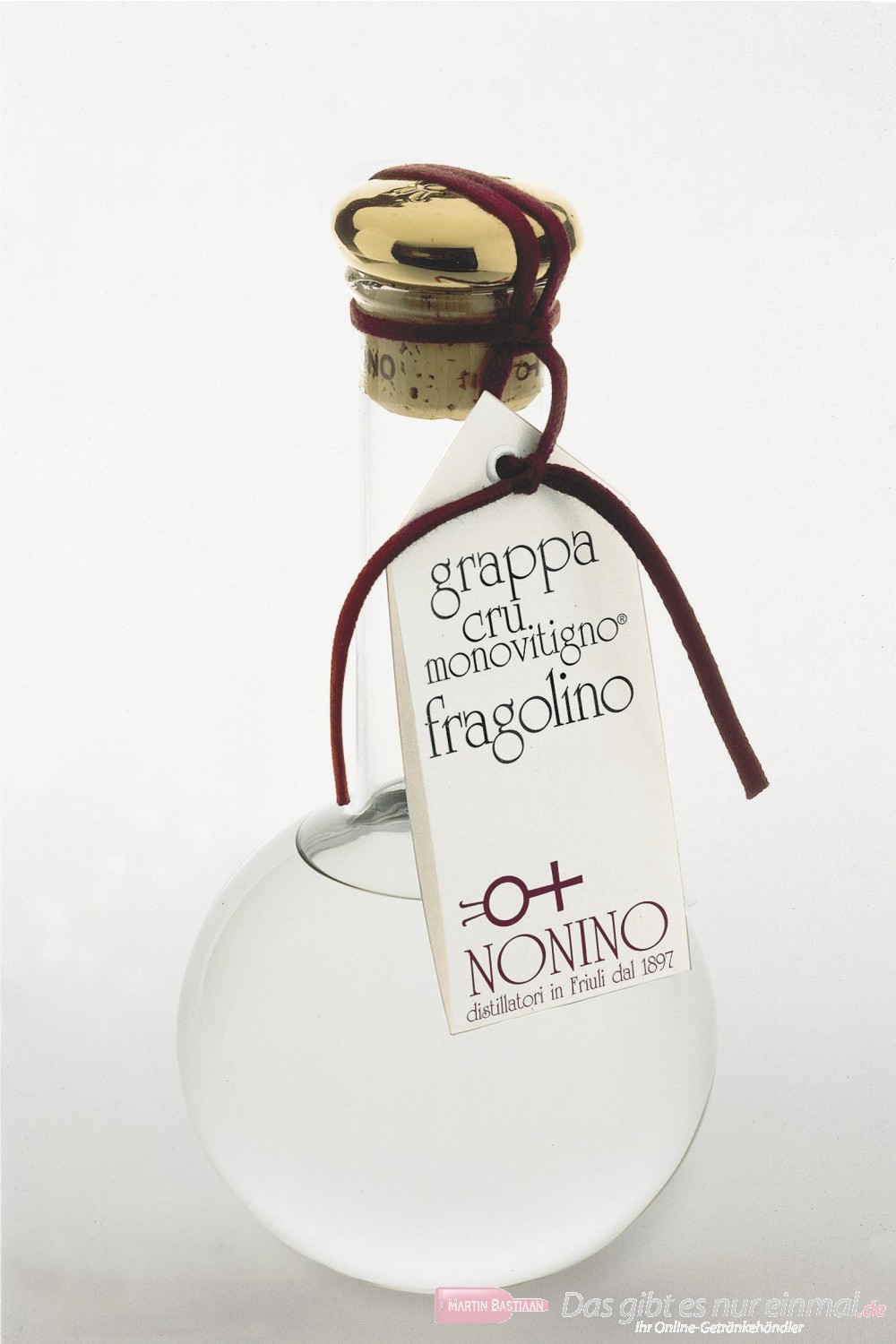 Grappa Nonino Cru Monovitigno Fragolino 45 % 0,5 l Flasche