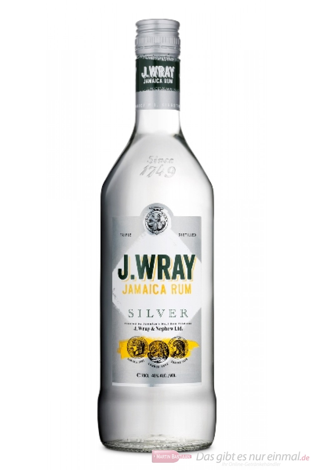 J.WRAY Silver Rum 1,0l