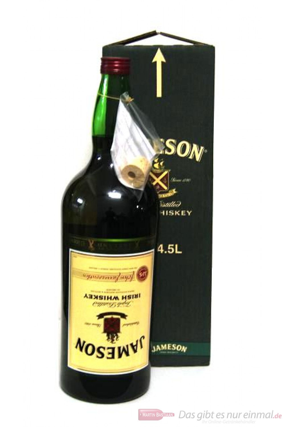 Jameson Irish Whiskey 40% 4,5l Großflasche