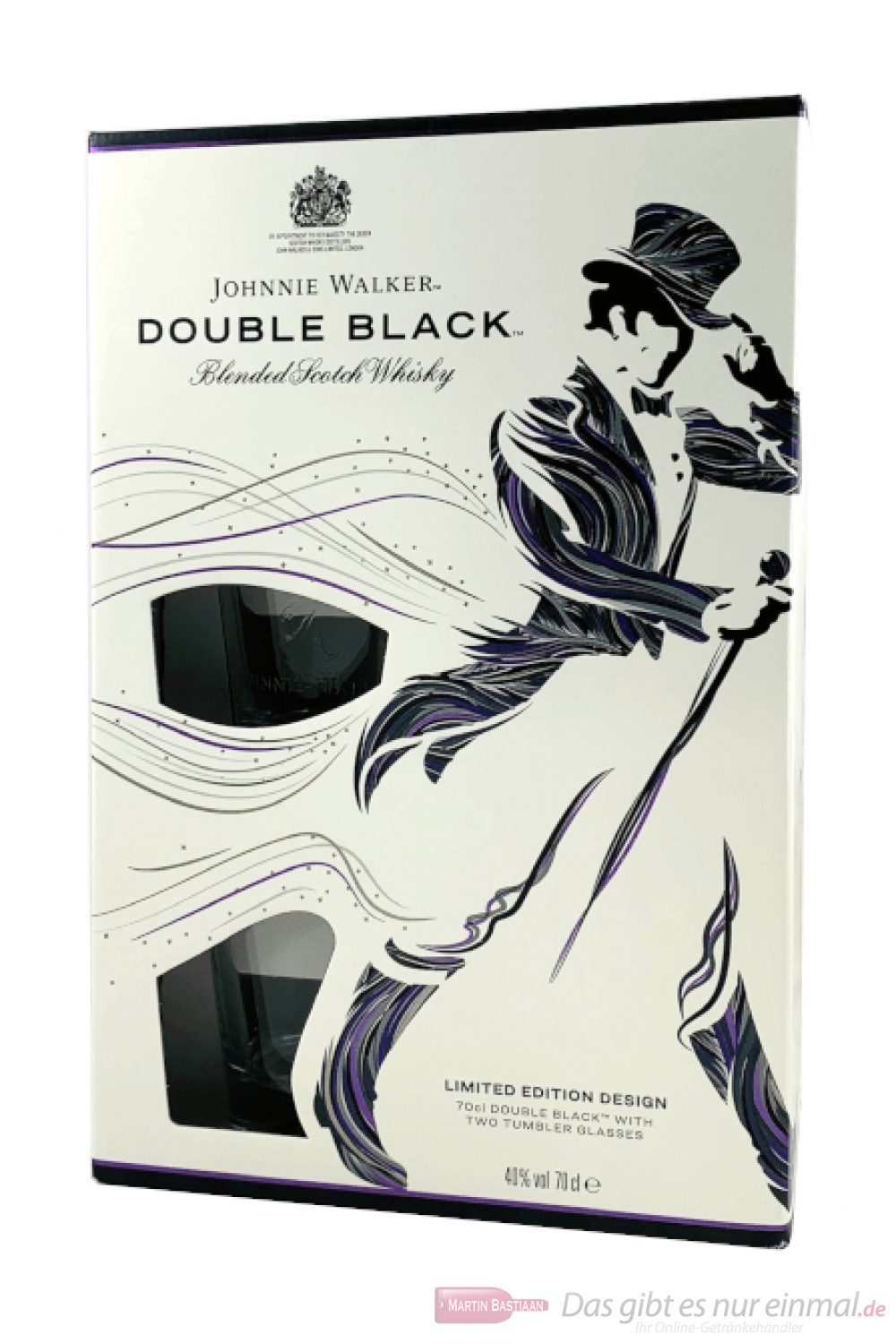 Johnnie Walker Double Black + 2 Gläser