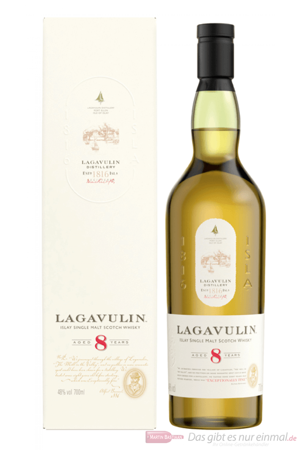 Lagavulin 8 years Single Malt Scotch Whisky 0,7l