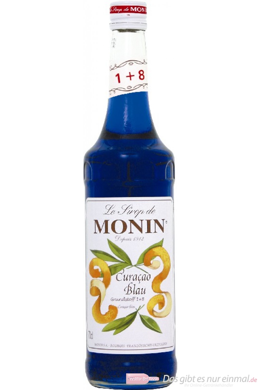Le Sirop de Monin Curacao Blau Sirup 1l Flasche