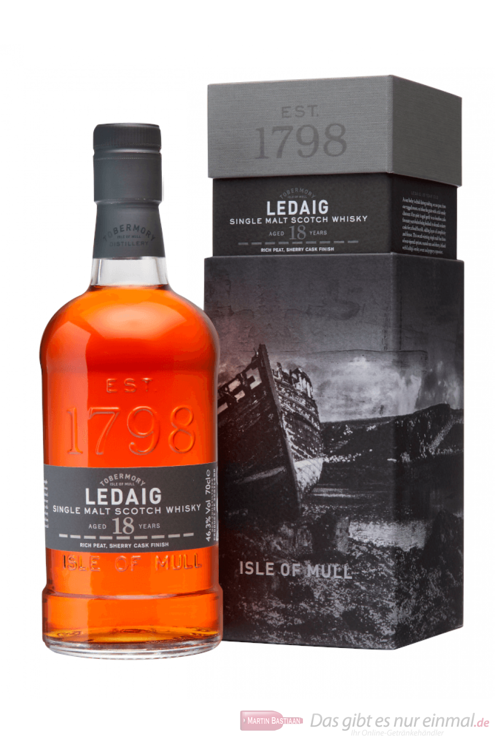 Ledaig 18 Years Single Malt Scotch Whisky 0,7l