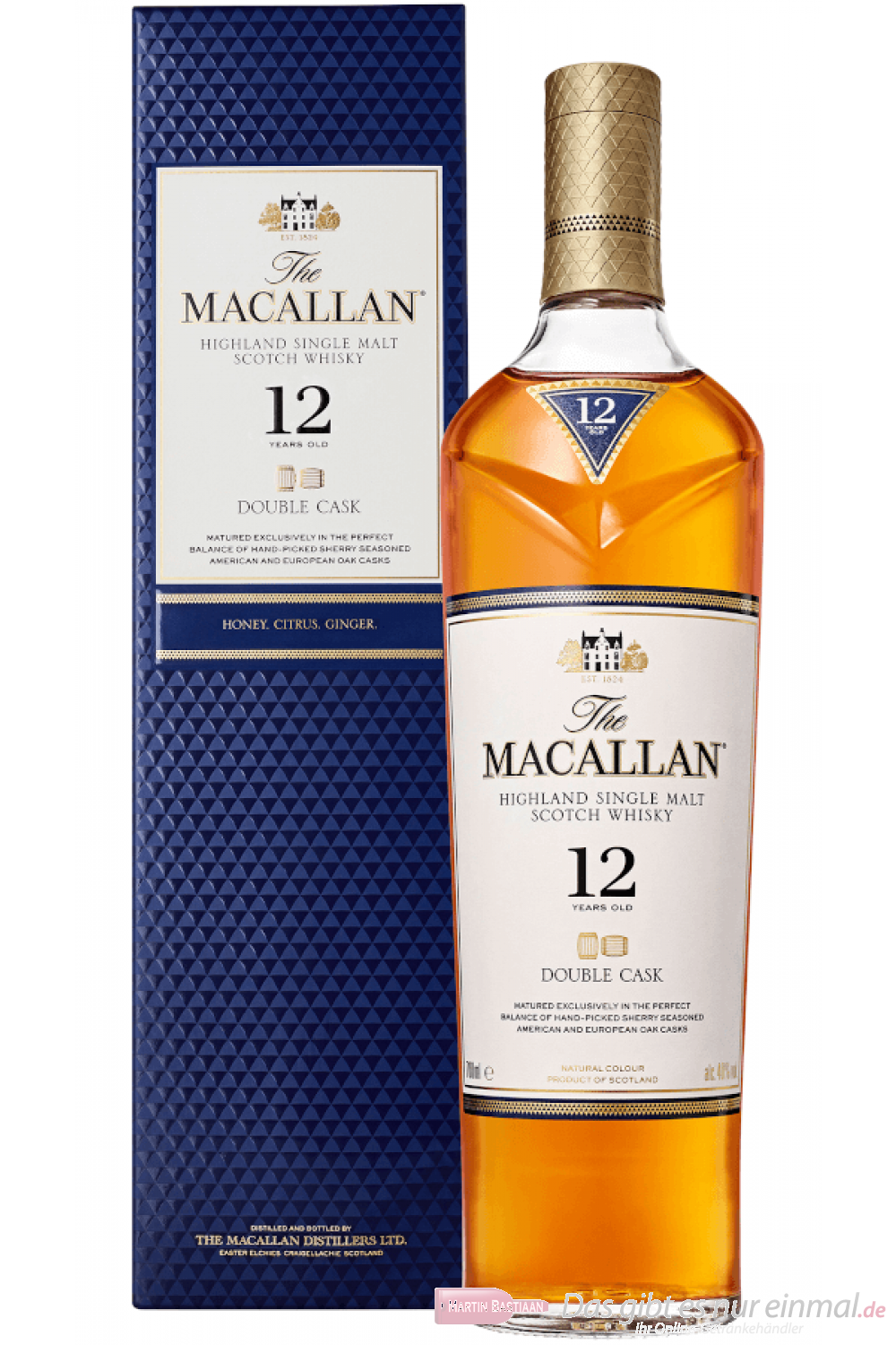 The Macallan Double Cask 12 Years Scotch Whisky 0,7l Flasche