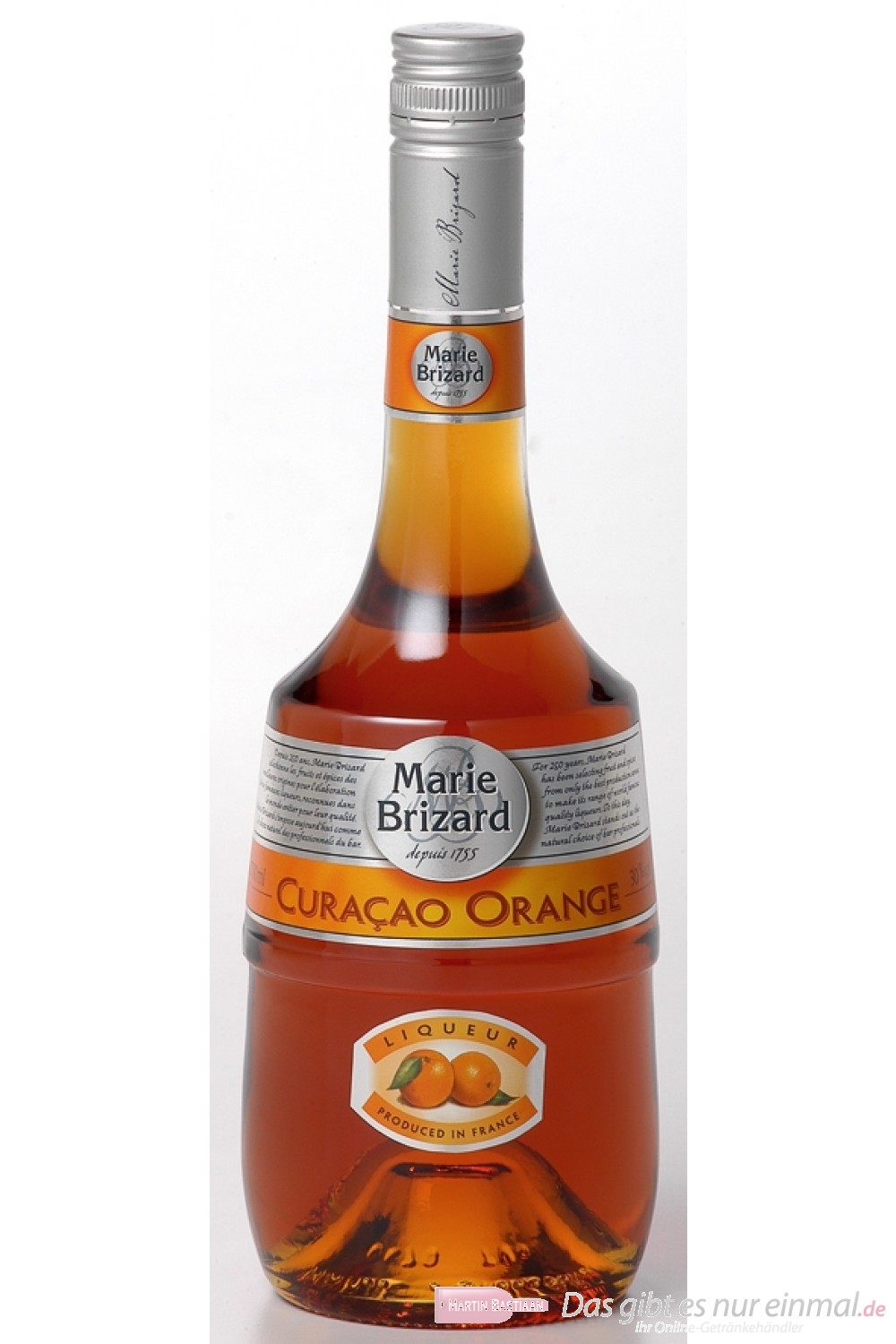 Marie Brizard Curacao Orange Likör 30% 0,7 l Flasche