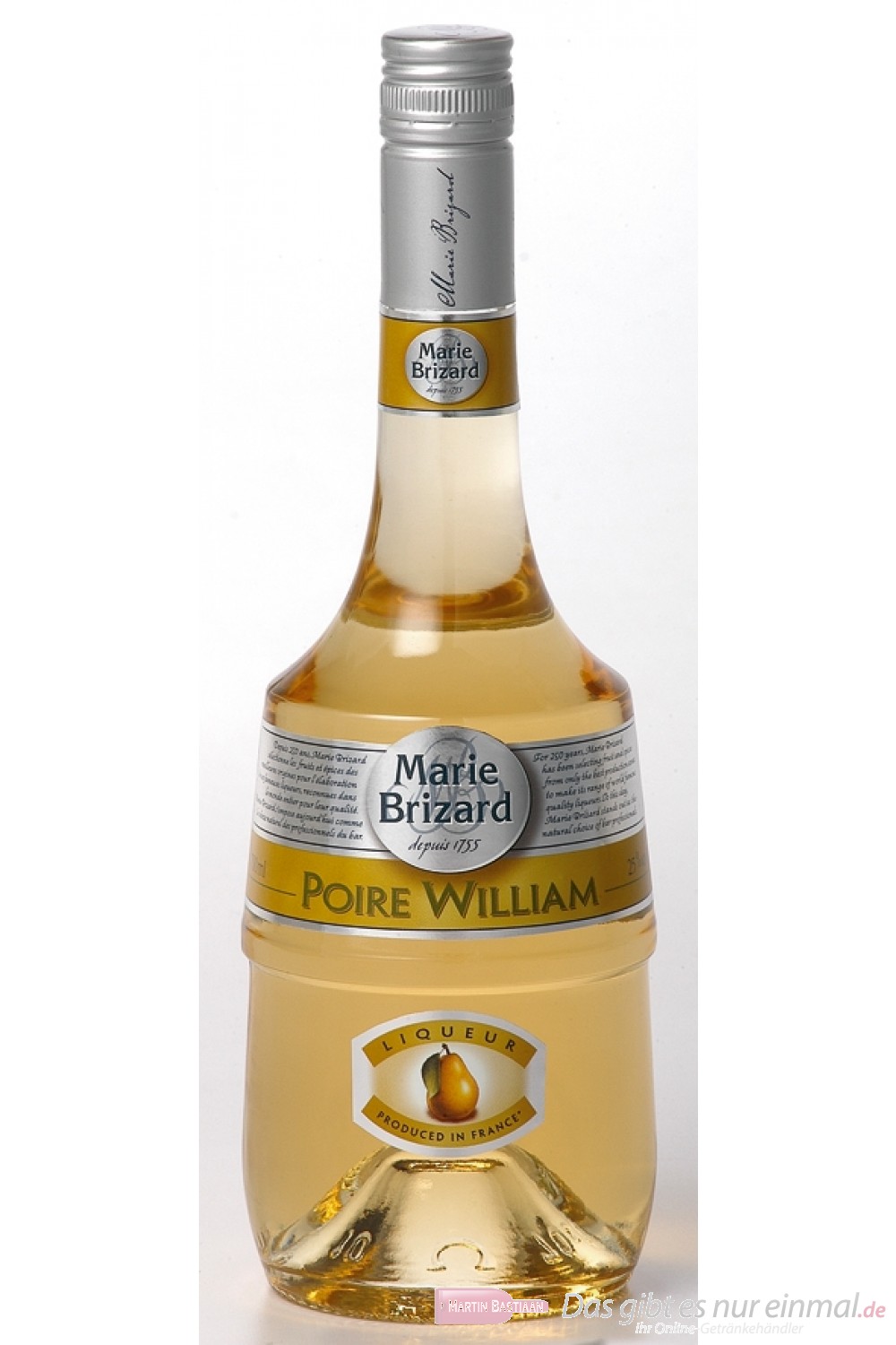 Marie Brizard Poire William Likör 25% 0,7 l Flasche
